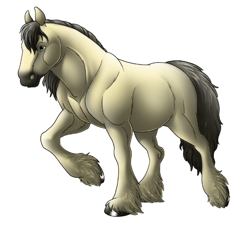 Sunshine Colored Clydesdale